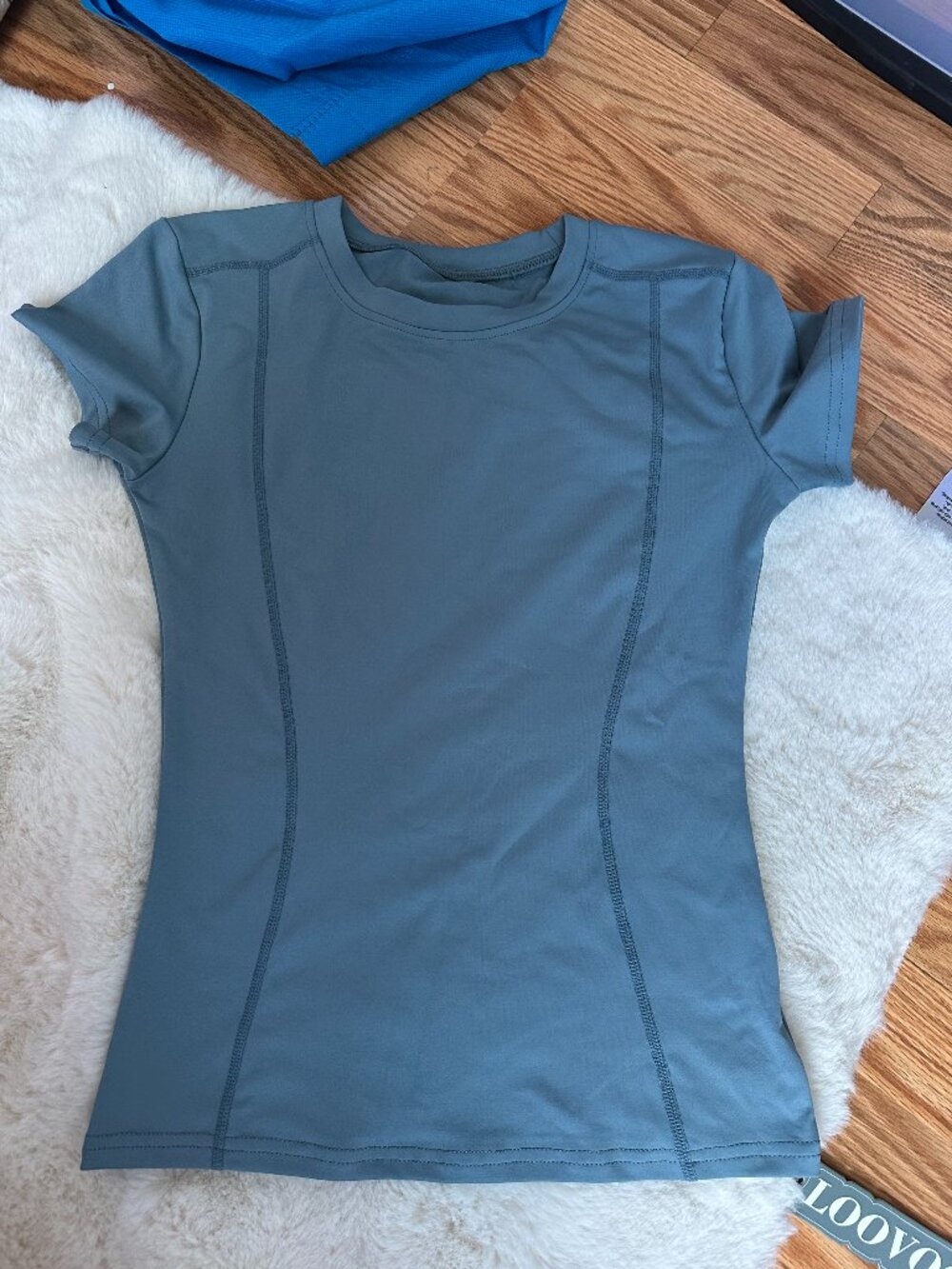 Blue Workout Shirt